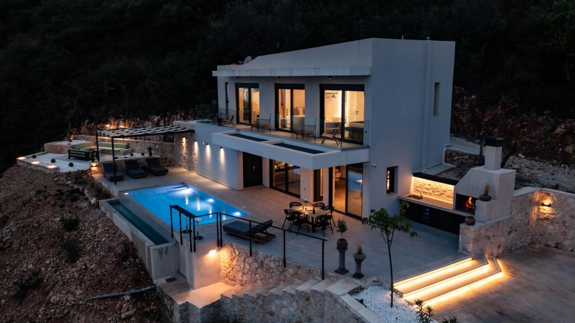 Pantea Luxury Villa Vasiliki  Ngoại thất bức ảnh